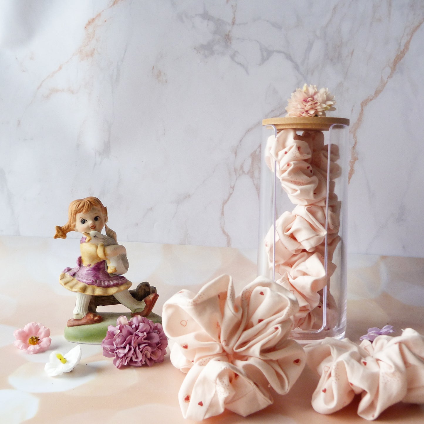 Chouchou petit coeurs
