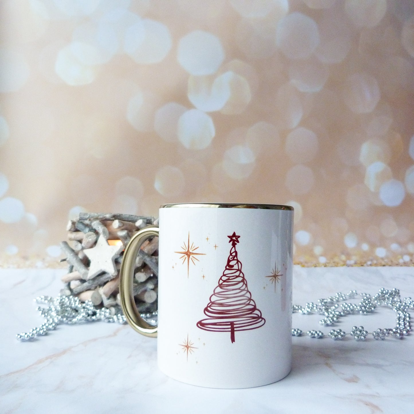 Coffret Magie de Noël - Mug et son pochon cadeau